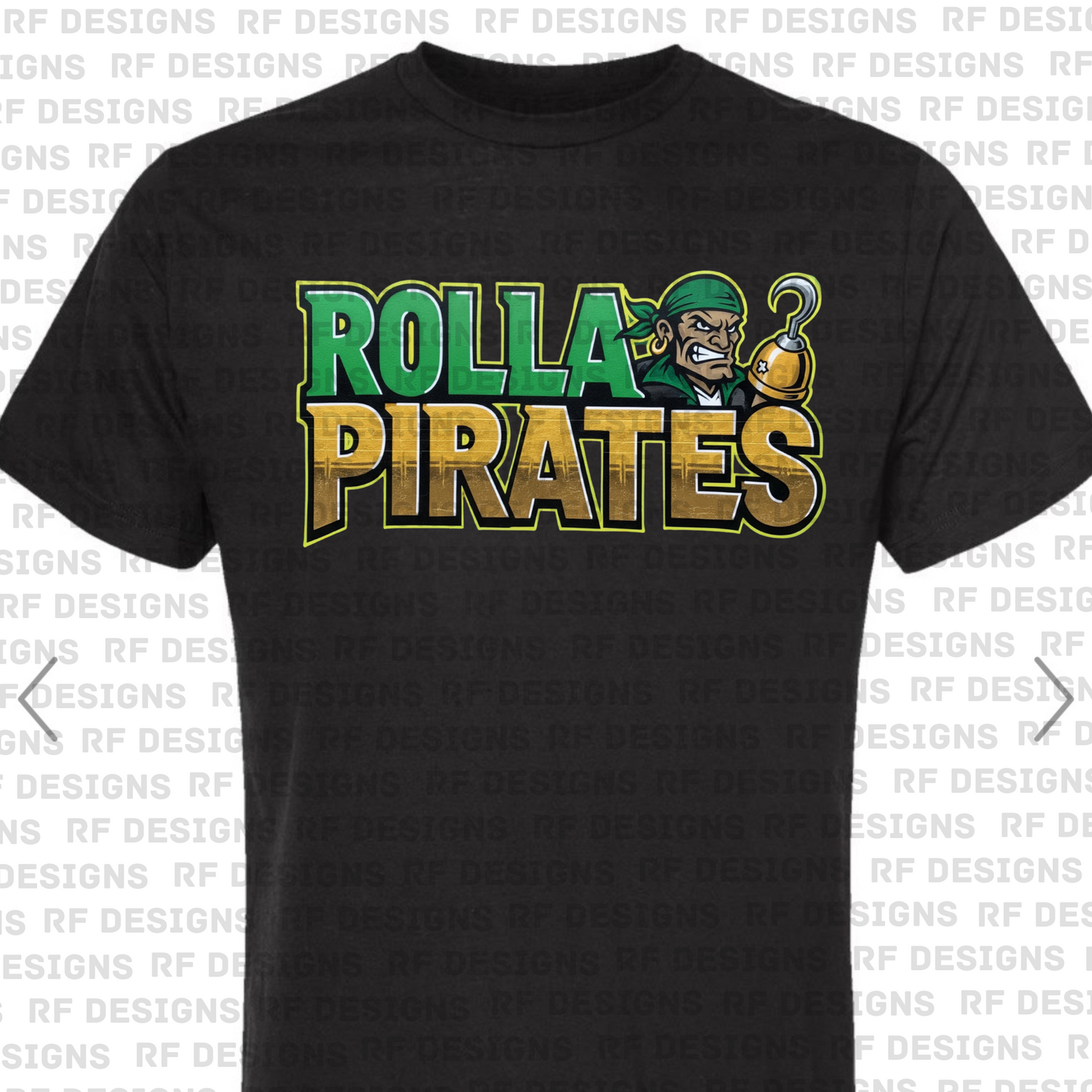 Rolla Pirates Black T-Shirt