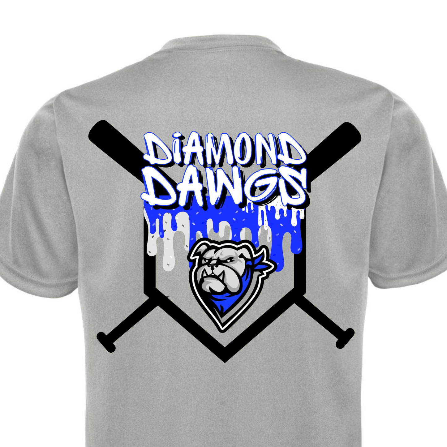 Youth Diamond Dawgs Drip Performance T