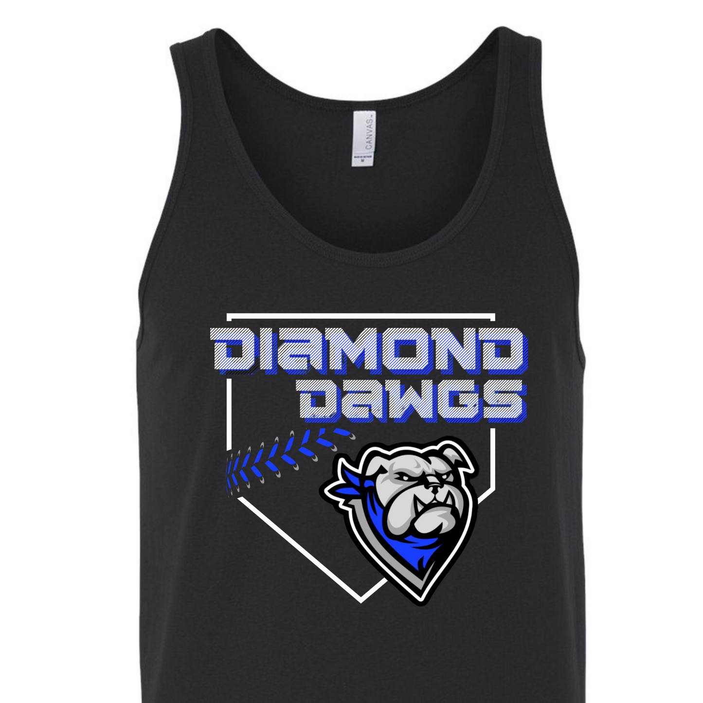 Diamond Dawgs Black Unisex Tank