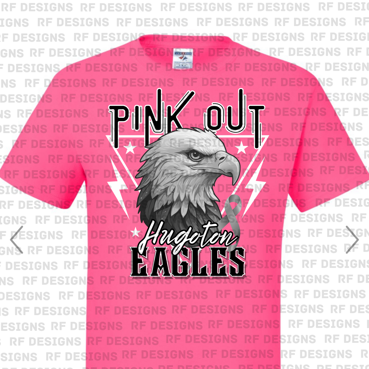 Pink Out Hugoton Eagles T