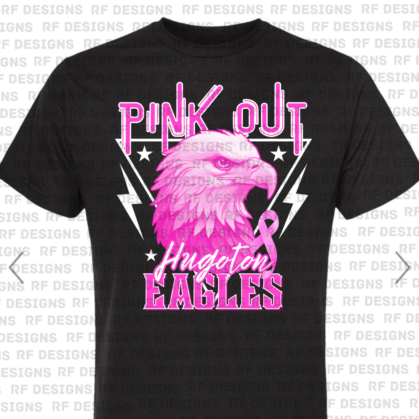 Pink Out Hugoton Eagles T