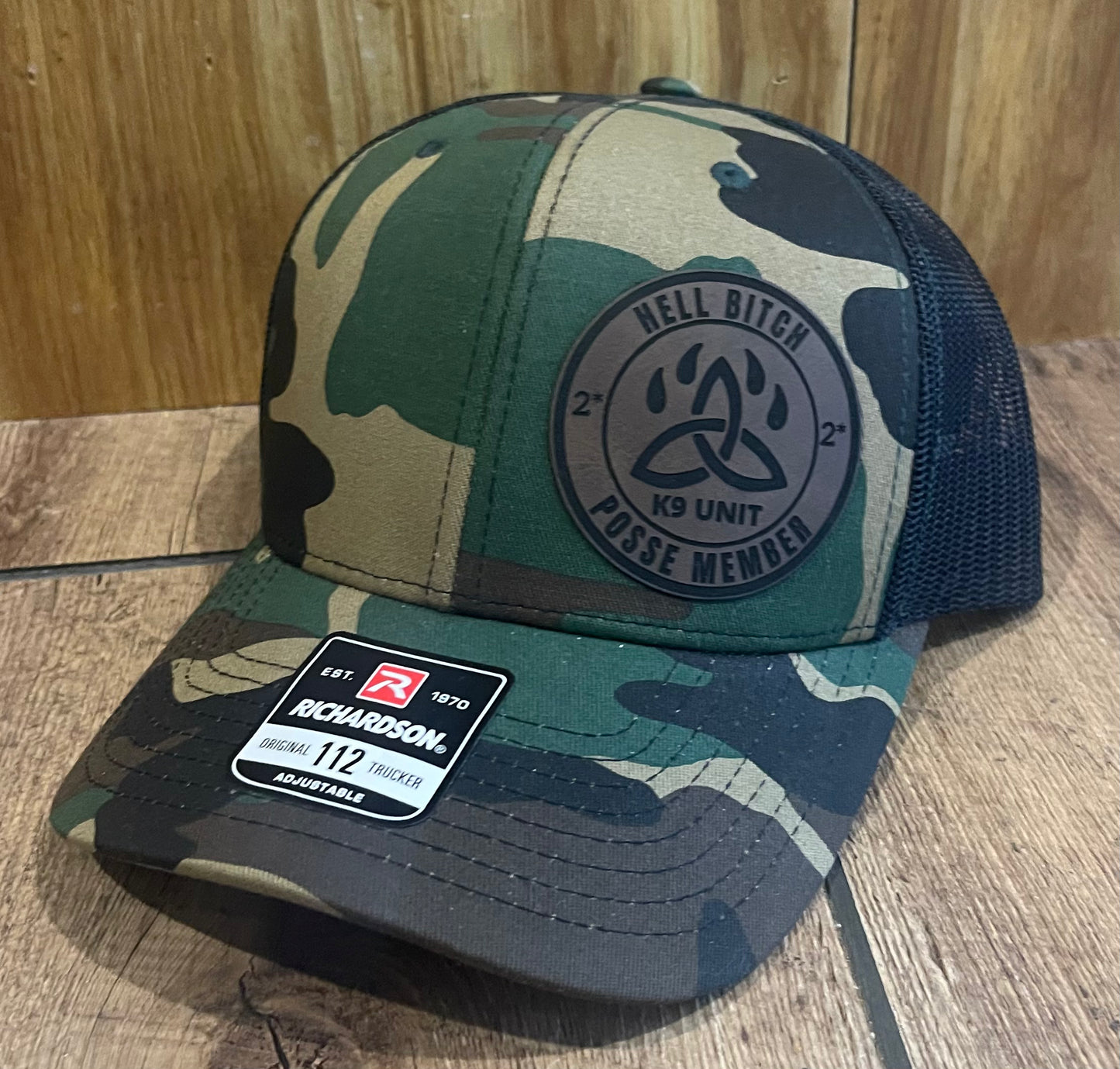 Posse Leather Patch Hat