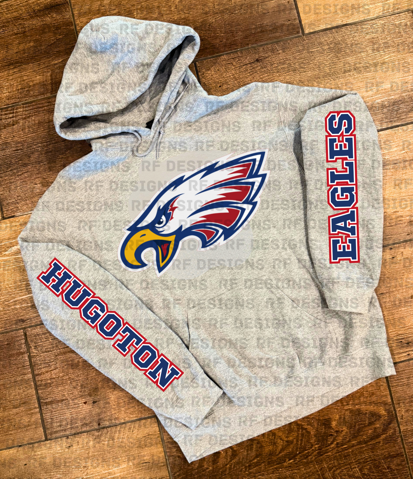 Hugton Eagles Sleeve Hoodie