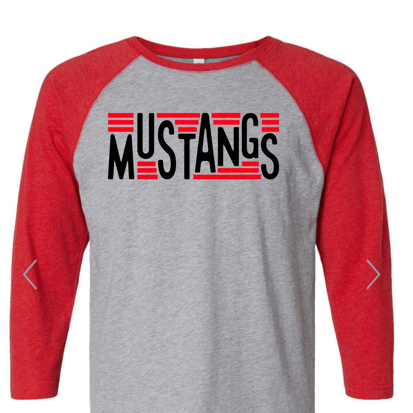 Mustang 3/4 Sleeve Raglan
