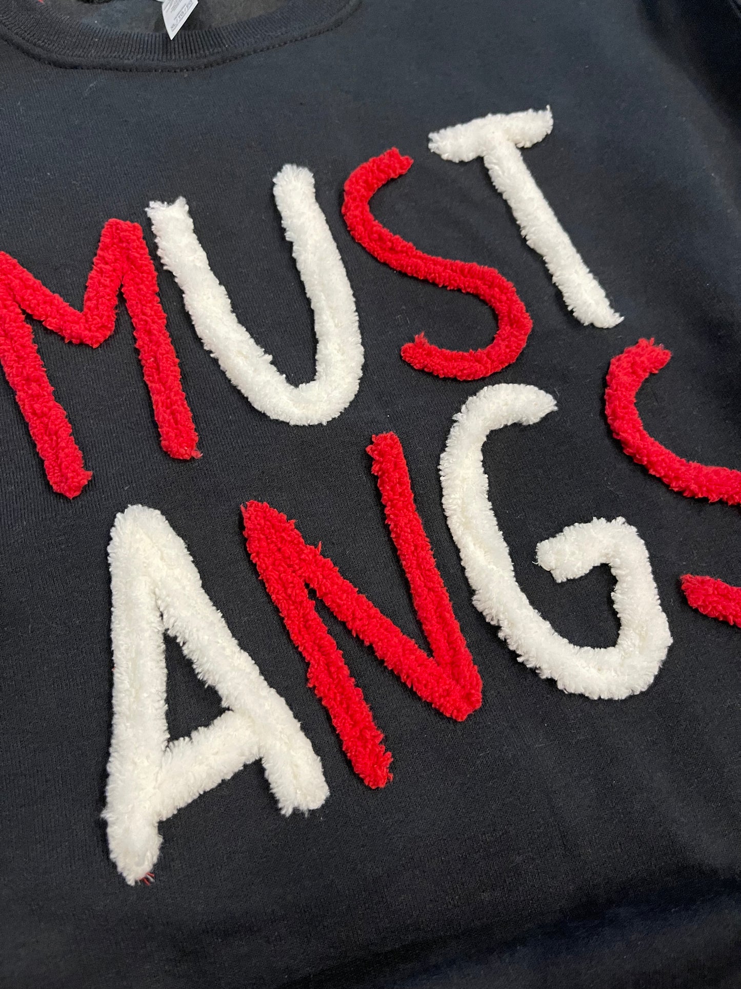 Mustangs Yarn Crewneck