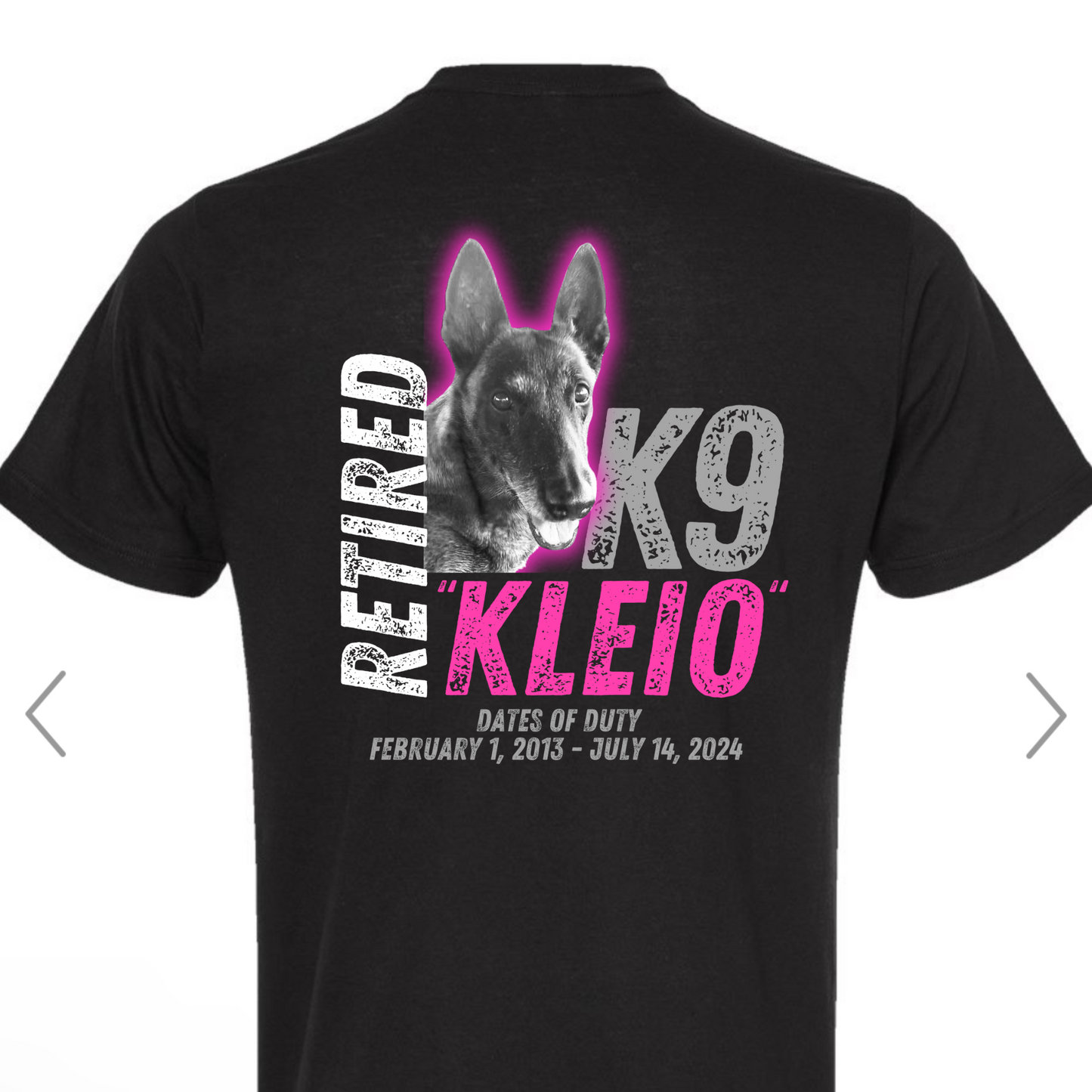 Retired K9 “Kleio” T-Shirt