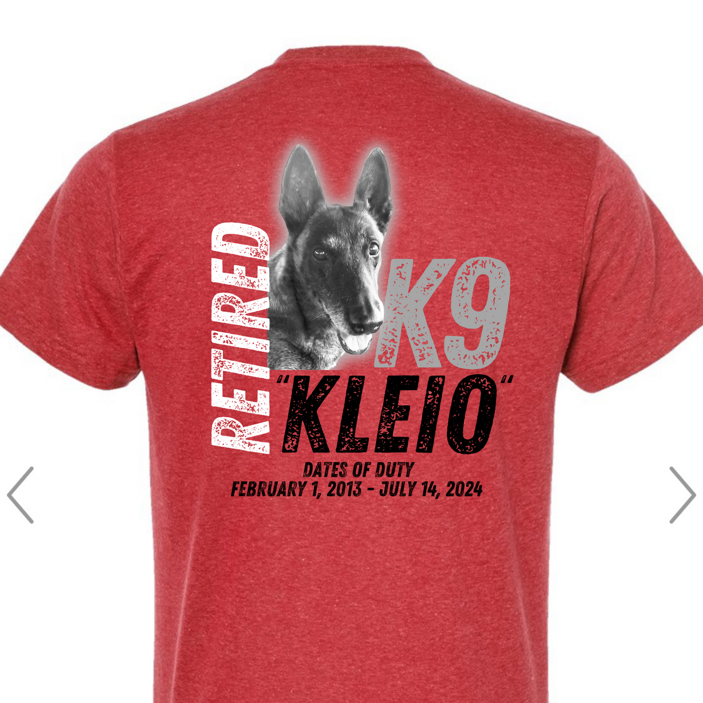 Retired K9 “Kleio” T-Shirt