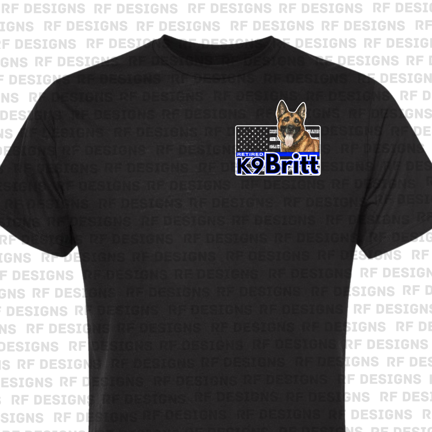 Retired K9 Britt Big & Bold