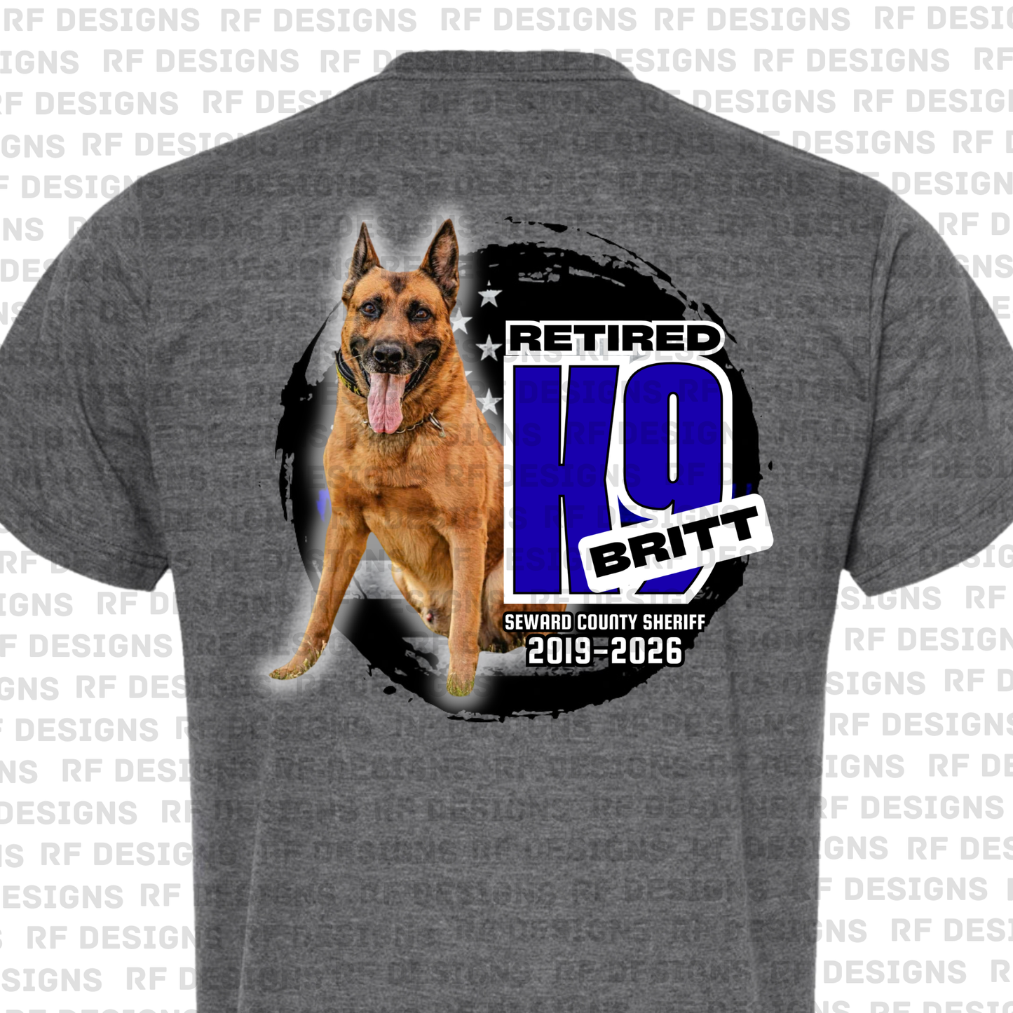 Retired K9 Britt Round Color