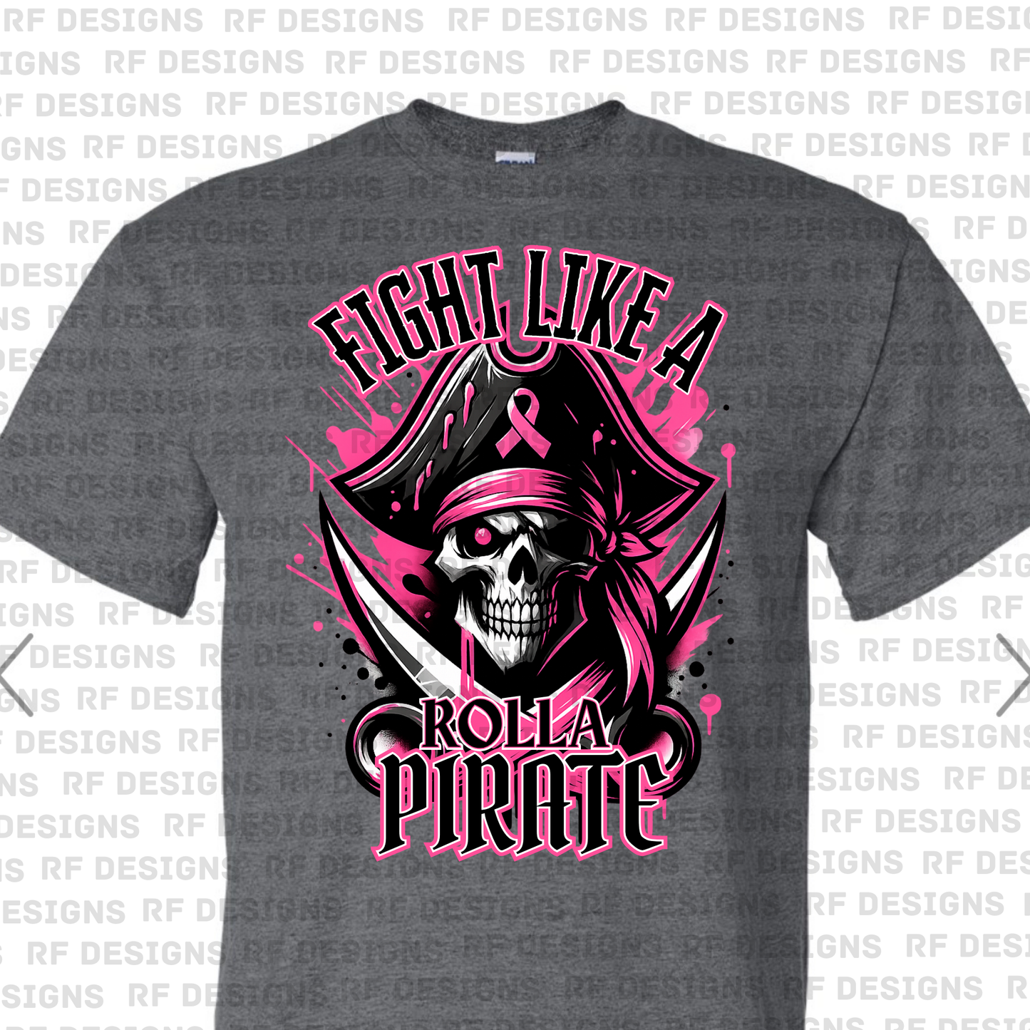 Fight Like a Rolla Pirate Pink Out T-Shirt
