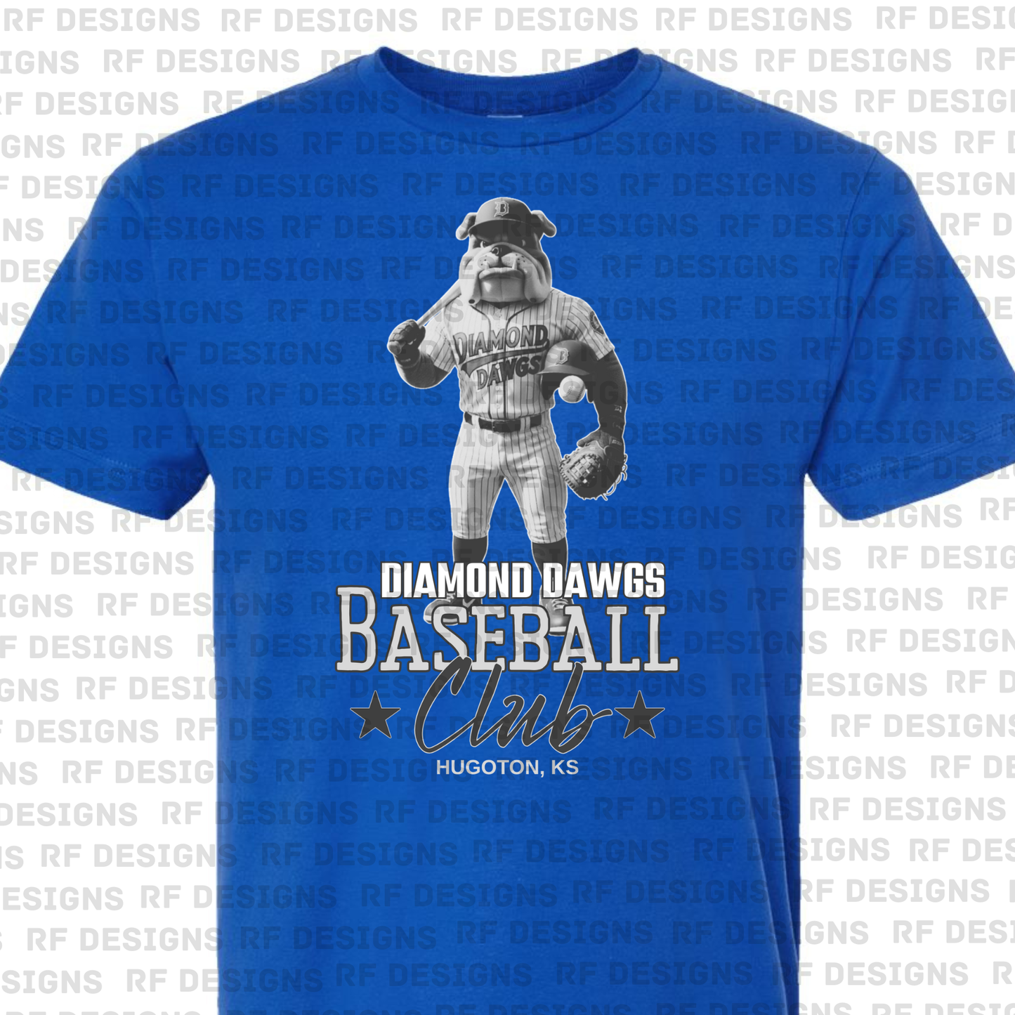 Adult Diamond Dawgs Baseball Club T Shirt