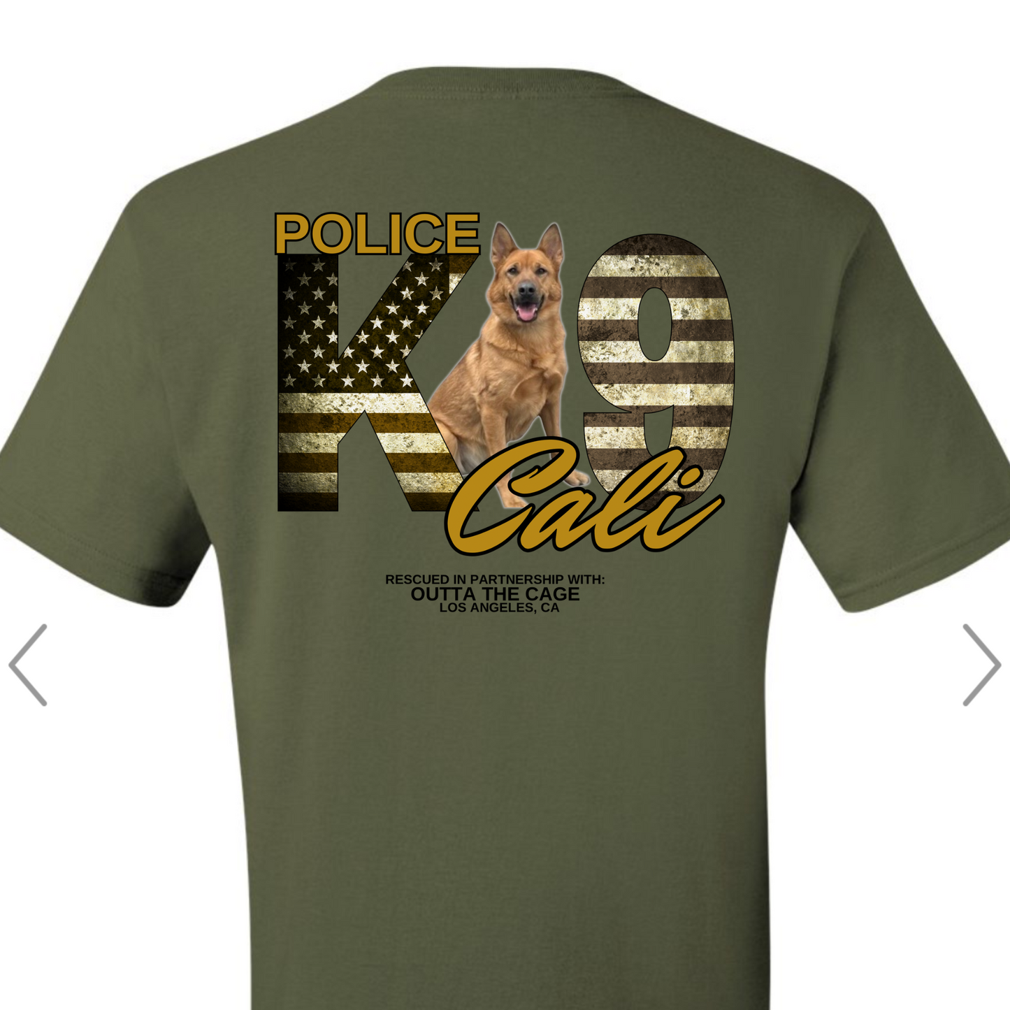 Police K9 Cali (K-9 Protectors) T-Shirt (Youth)