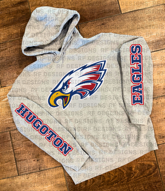 Hugton Eagles Sleeve Hoodie