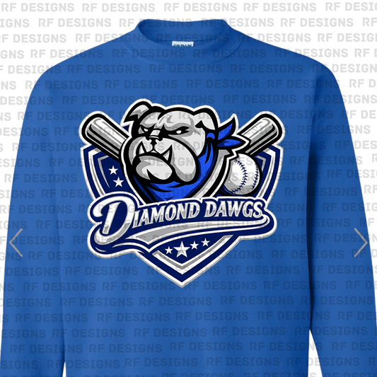 Adult Diamond Dawg All Star Crewneck