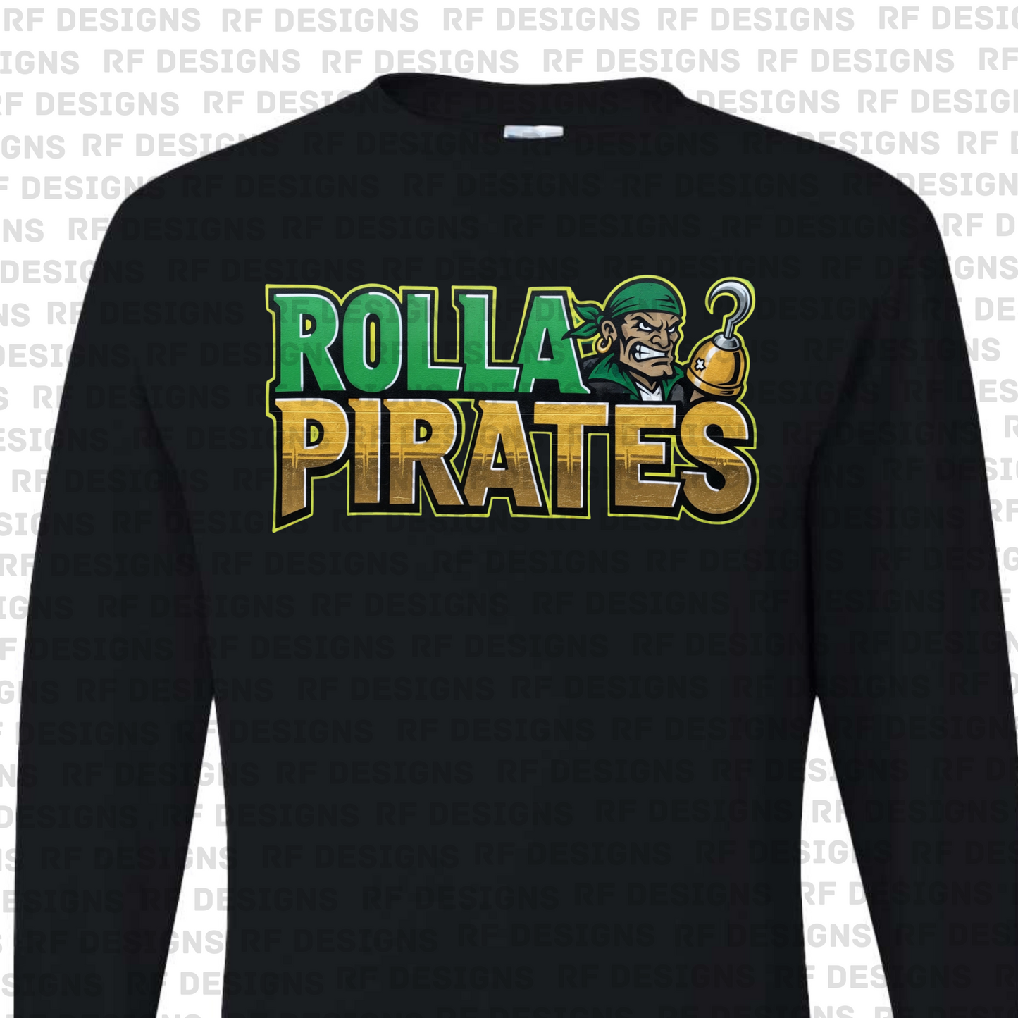 Rolla Pirates Black T-Shirt