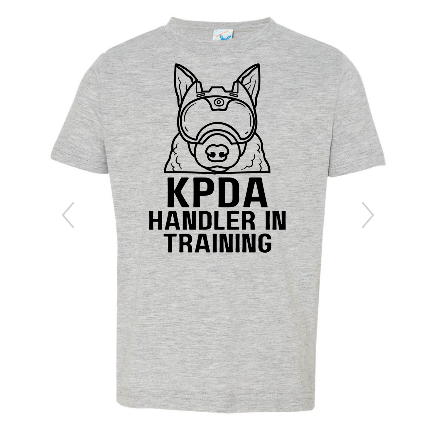 KPDA Handler in Training T Shirt (Youth and Toddler)