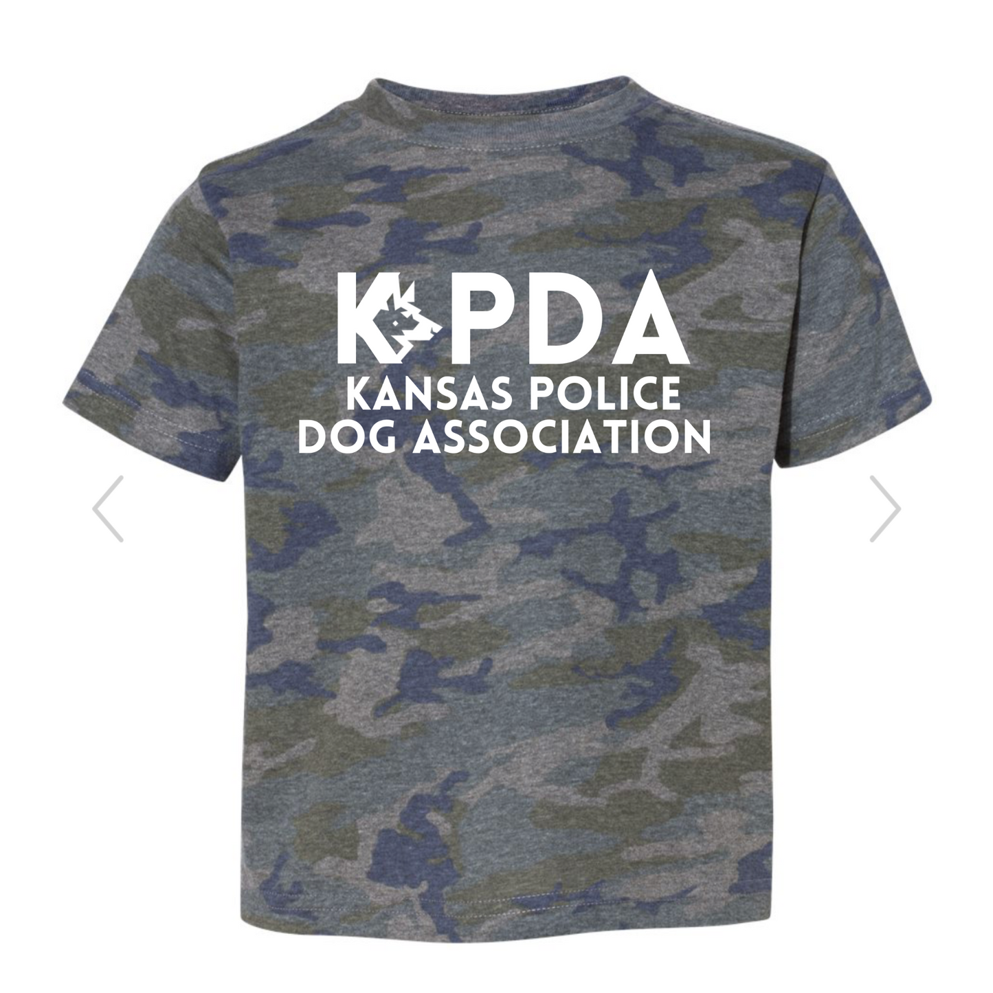 KPDA Youth & Toddler Camo T Shirt