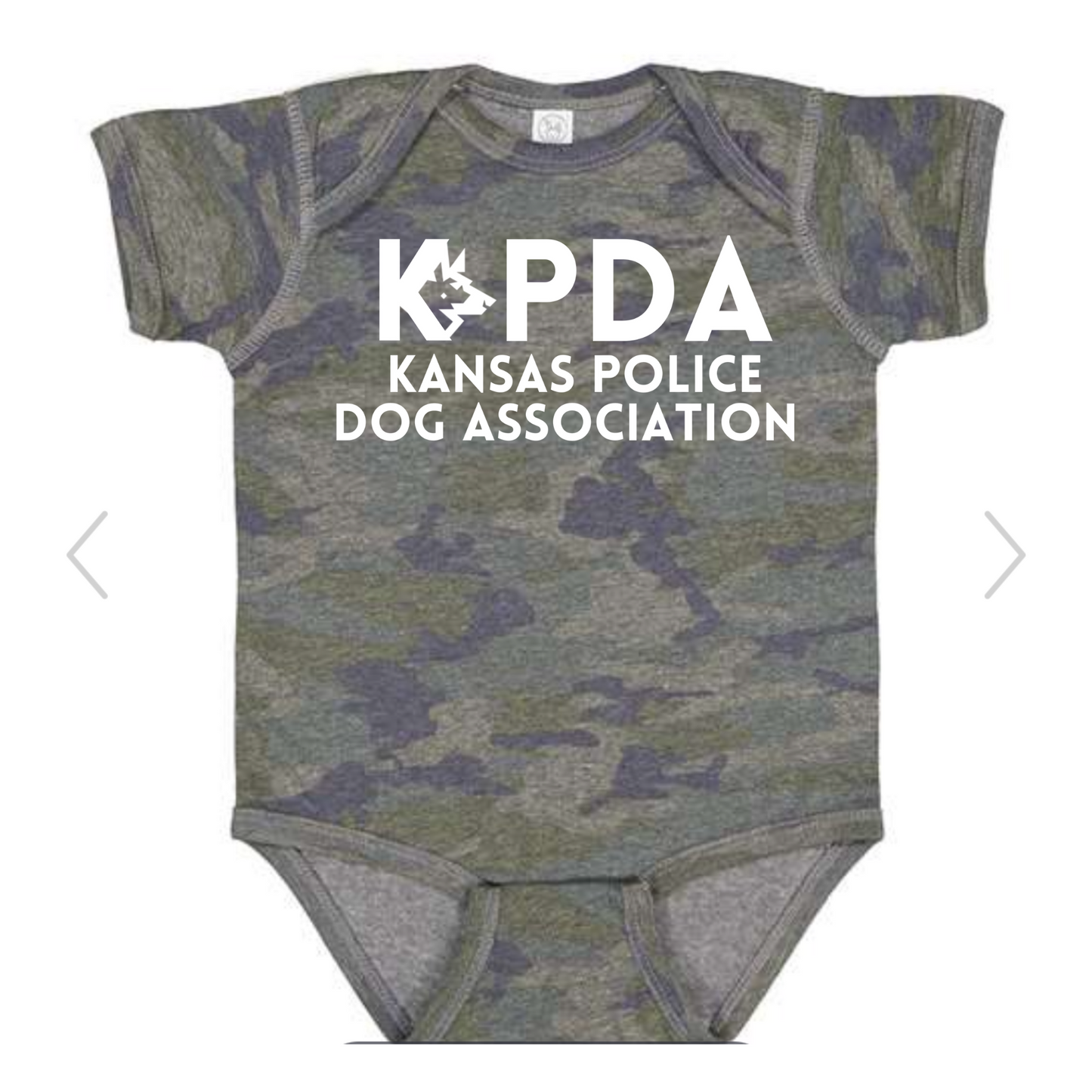 KPDA Camo Infant Logo (Onesie & T Shirt)